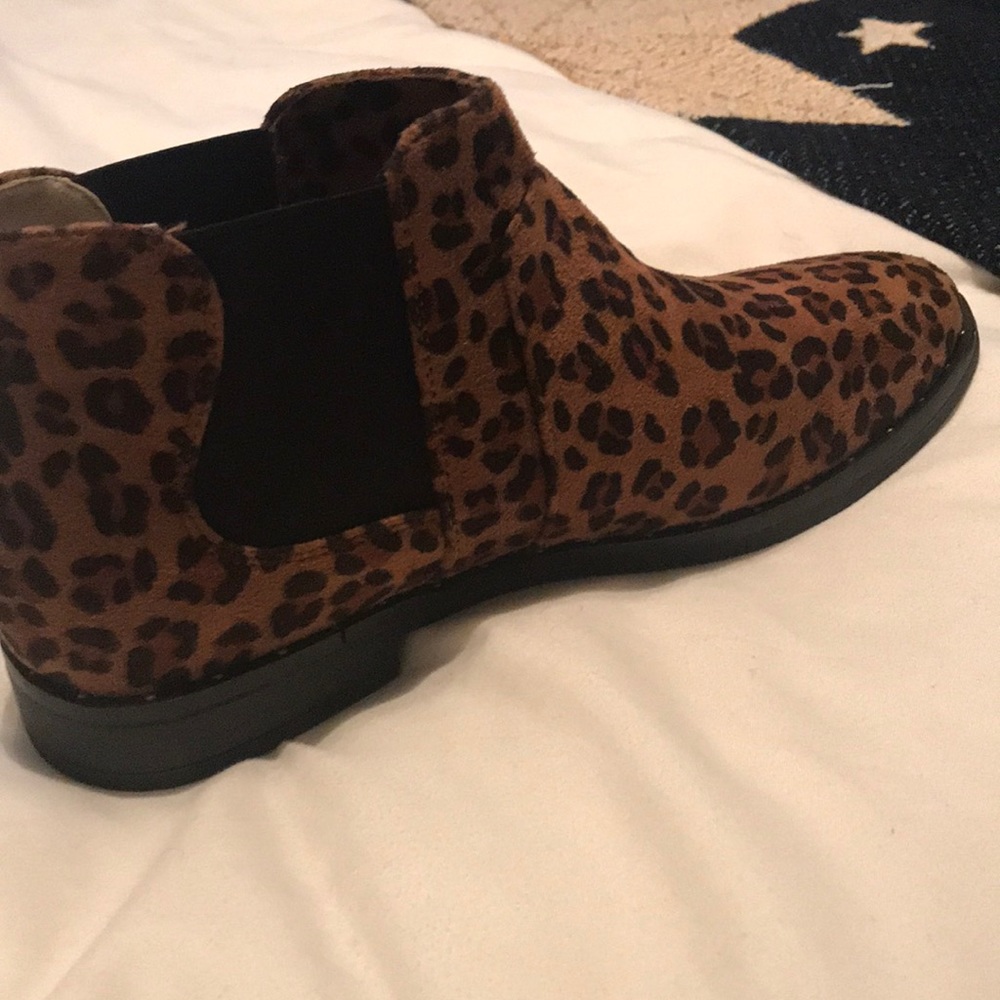 Cheetah Print Booties - NEW